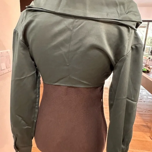 House of CB Teal Crop Top - Picture 6 of 7